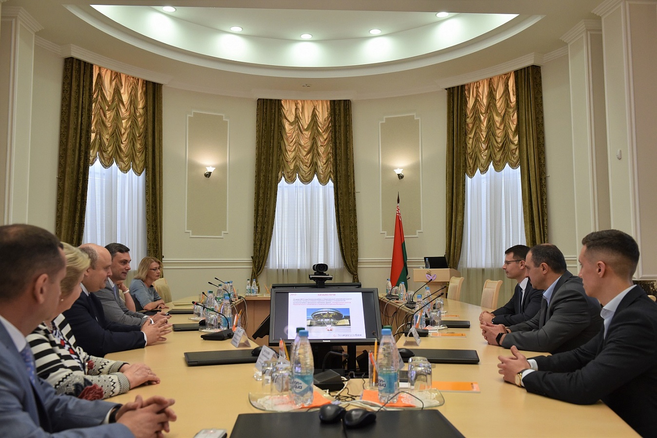Презентация совместных проектов Белагропромбанка и НОК в области спорта