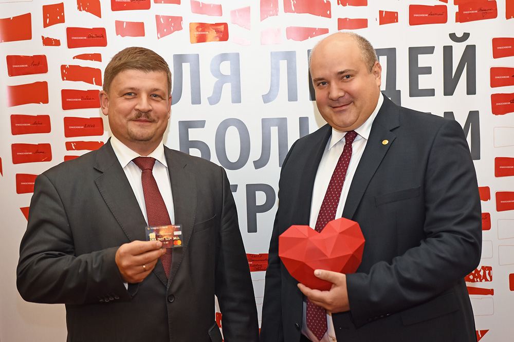 Заместитель Председателя Правления Национального банка Республики Беларусь Сергей Калечиц высоко оценил и поддержал благотворительный проект «Прикосновения» Белагропромбанка
